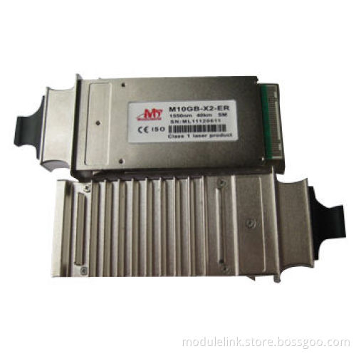 10Gbps X2 CWDM ER 40km Optical Transceiver, Supports MDIO and DOM